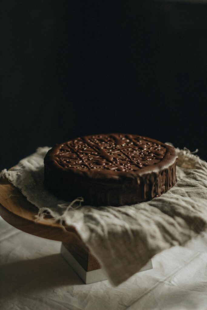 Triple chocolate cake